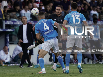 Paulo Azzi (#37 Cagliari Calcio) during the Serie A TIM match between Cagliari Calcio and Napoli SSC in Italy, on September 15, 2024 (