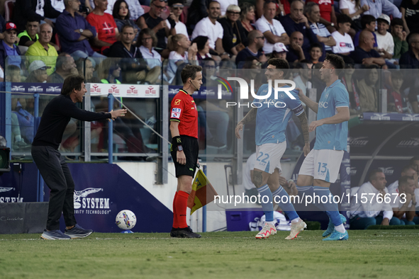 Giovanni Di Lorenzo (Napoli SSC) celebrates during the Serie A TIM match between Cagliari Calcio and Napoli SSC in Italy on September 15, 20...