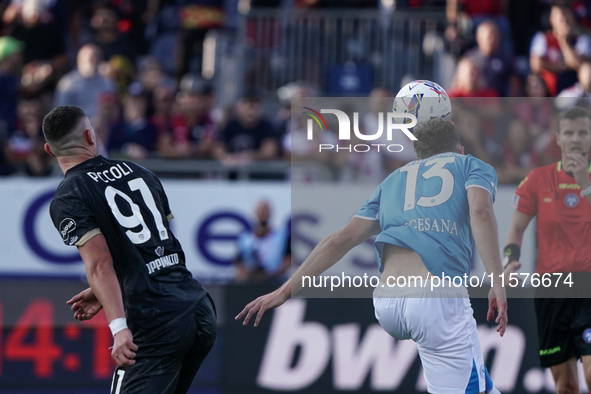 Amir Rrahmani (Napoli SSC) during the Serie A TIM match between Cagliari Calcio and Napoli SSC in Italy, on September 15, 2024 