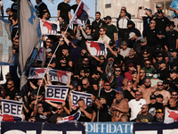 A Napoli supporter during the Serie A TIM match between Cagliari Calcio and Napoli SSC in Italy on September 15, 2024 (