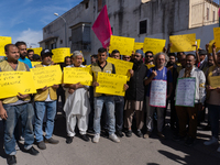 Immigrant communities in the Naples area stage a procession in Grumo Nevano, Italy, on Sunday against recent attacks on their members. ''Eno...