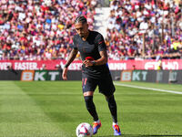 Raphinha of FC Barcelona during the La Liga EA SPORTS match against Girona in Barcelona, Spain, on September 15, 2024 (