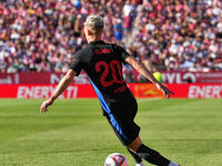 Dani Olmo of FC Barcelona during the La Liga EA SPORTS match against Girona in Barcelona, Spain, on September 15, 2024 (