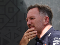 Christian Horner ahead of the Formula 1 Grand Prix of Azerbaijan at Baku City Circuit in Baku, Azerbaijan on September 15, 2024. (