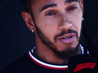 Lewis Hamilton of Mercedes ahead of the Formula 1 Grand Prix of Azerbaijan at Baku City Circuit in Baku, Azerbaijan on September 15, 2024. (