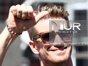 Nico Hulkenberg of Haas ahead of the Formula 1 Grand Prix of Azerbaijan at Baku City Circuit in Baku, Azerbaijan on September 15, 2024. (