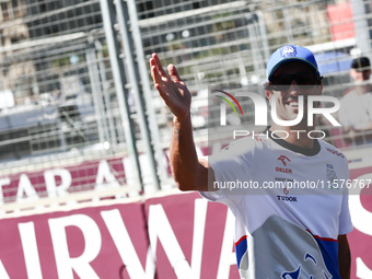 Daniel Ricciardo of RB ahead of the Formula 1 Grand Prix of Azerbaijan at Baku City Circuit in Baku, Azerbaijan on September 15, 2024. (