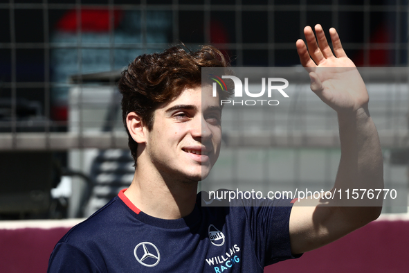 Franco Colapinto of Williams ahead of the Formula 1 Grand Prix of Azerbaijan at Baku City Circuit in Baku, Azerbaijan on September 15, 2024....