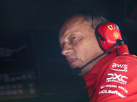 Frederic Vasseur ahead of the Formula 1 Grand Prix of Azerbaijan at Baku City Circuit in Baku, Azerbaijan on September 15, 2024. (