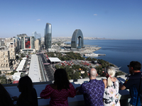 A view during the Formula 1 Grand Prix of Azerbaijan at Baku City Circuit in Baku, Azerbaijan on September 15, 2024. (