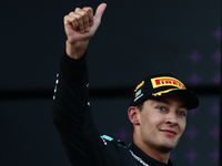 George Russell of Mercedes after the Formula 1 Grand Prix of Azerbaijan at Baku City Circuit in Baku, Azerbaijan on September 15, 2024. (