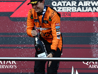 Oscar Piastri of McLaren after the Formula 1 Grand Prix of Azerbaijan at Baku City Circuit in Baku, Azerbaijan on September 15, 2024. (