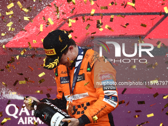 Oscar Piastri of McLaren after the Formula 1 Grand Prix of Azerbaijan at Baku City Circuit in Baku, Azerbaijan on September 15, 2024. (