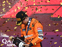 Oscar Piastri of McLaren after the Formula 1 Grand Prix of Azerbaijan at Baku City Circuit in Baku, Azerbaijan on September 15, 2024. (