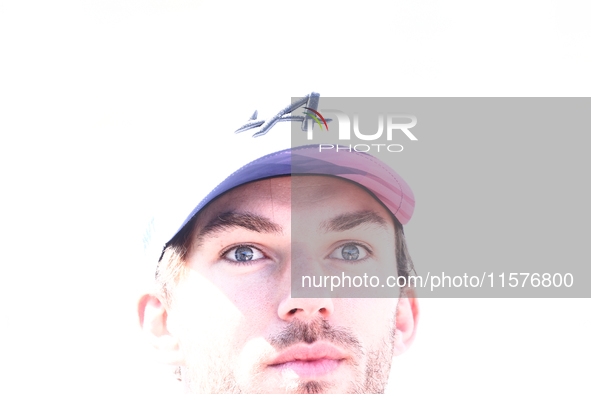 Pierre Gasly of Alpine ahead of the Formula 1 Grand Prix of Azerbaijan at Baku City Circuit in Baku, Azerbaijan on September 15, 2024. 