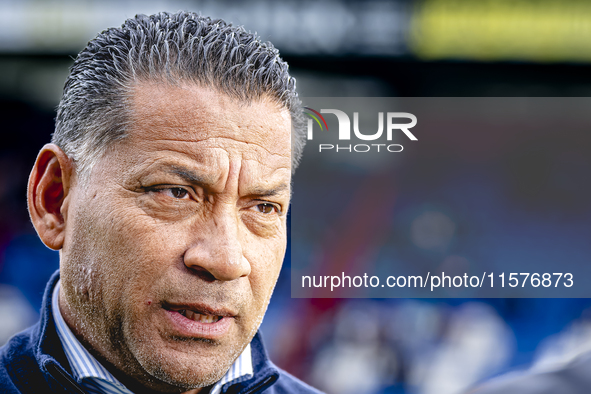 RKC trainer Henk Fraser during the match Willem II - RKC at the Koning Willem II stadium for the Dutch Eredivisie season 2024-2025 in Tilbur...