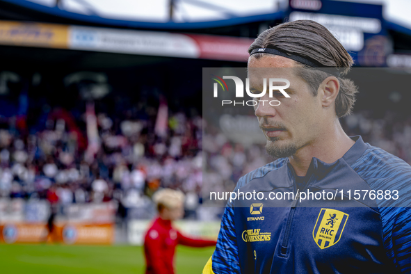 RKC player Oskar Zawada plays during the match Willem II vs. RKC at the Koning Willem II stadium for the Dutch Eredivisie season 2024-2025 i...