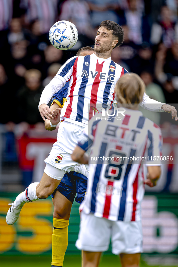 Willem II player Kyan Veasen during the match Willem II vs. RKC at the Koning Willem II stadium for the Dutch Eredivisie season 2024-2025 in...