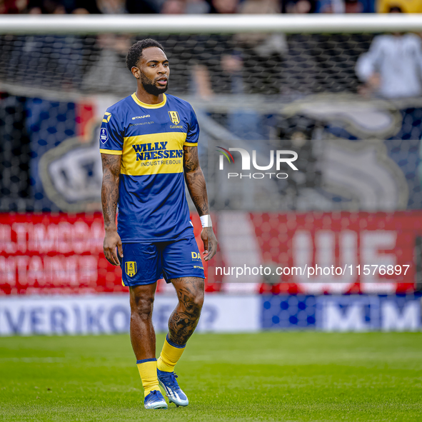 RKC player Denilho Cleonise plays during the match Willem II vs. RKC at the Koning Willem II stadium for the Dutch Eredivisie season 2024-20...