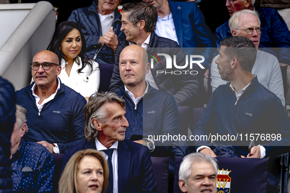 RKC director Mo Allach and RKC director Willem van der Linden during the match Willem II vs. RKC at the Koning Willem II stadium for the Dut...