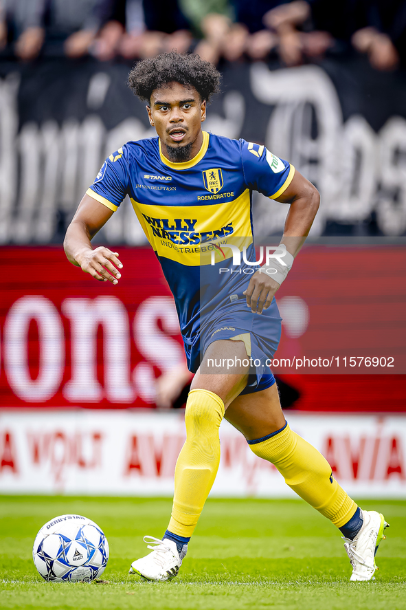 RKC player Godfried Roemeratoe plays during the match Willem II vs. RKC at the Koning Willem II stadium for the Dutch Eredivisie season 2024...