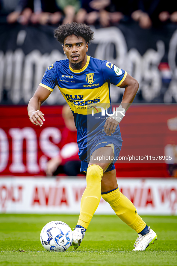 RKC player Godfried Roemeratoe plays during the match Willem II vs. RKC at the Koning Willem II stadium for the Dutch Eredivisie season 2024...