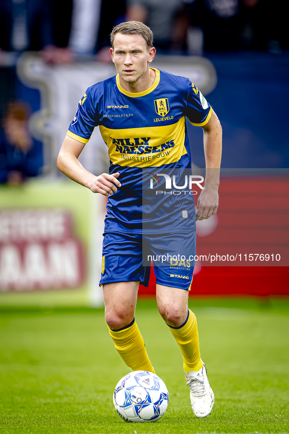 RKC player Julian Lelieveld plays during the match Willem II vs. RKC at the Koning Willem II stadium for the Dutch Eredivisie season 2024-20...