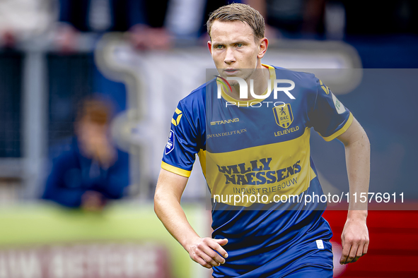 RKC player Julian Lelieveld plays during the match Willem II vs. RKC at the Koning Willem II stadium for the Dutch Eredivisie season 2024-20...