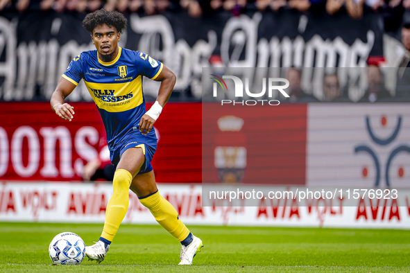 RKC player Godfried Roemeratoe plays during the match Willem II vs. RKC at the Koning Willem II stadium for the Dutch Eredivisie season 2024...