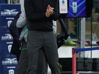 Antonio Conte coaches Napoli SSC during the Serie A TIM match between Cagliari Calcio and Napoli SSC in Italy, on September 15, 2024. (