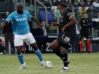 Romelu Lukaku (Napoli SSC) during the Serie A TIM match between Cagliari Calcio and Napoli SSC in Italy on September 15, 2024 (