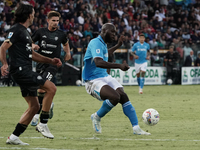 Romelu Lukaku (Napoli SSC) during the Serie A TIM match between Cagliari Calcio and Napoli SSC in Italy on September 15, 2024 (