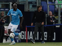 Romelu Lukaku (Napoli SSC) during the Serie A TIM match between Cagliari Calcio and Napoli SSC in Italy on September 15, 2024 (