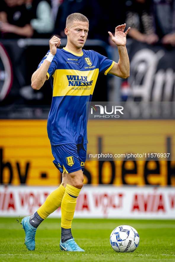 RKC player Dario van de Buijs plays during the match Willem II vs. RKC at the Koning Willem II stadium for the Dutch Eredivisie season 2024-...