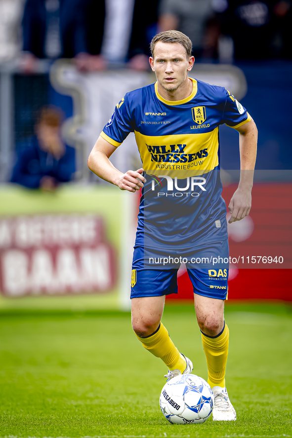 RKC player Julian Lelieveld plays during the match Willem II vs. RKC at the Koning Willem II stadium for the Dutch Eredivisie season 2024-20...