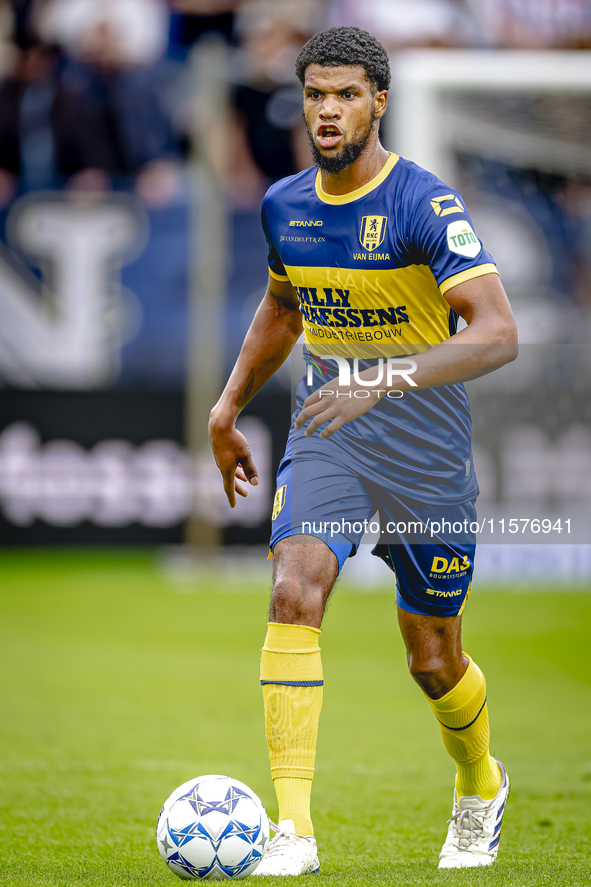 RKC player Roshon van Eijma plays during the match Willem II vs. RKC at the Koning Willem II stadium for the Dutch Eredivisie season 2024-20...