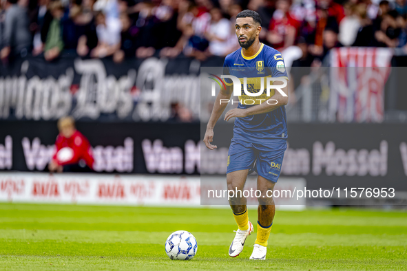 RKC player Yassin Oukili plays during the match Willem II vs. RKC at the Koning Willem II stadium for the Dutch Eredivisie season 2024-2025...