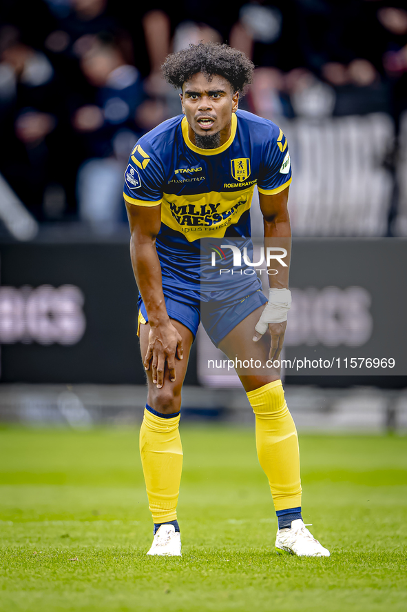 RKC player Godfried Roemeratoe plays during the match Willem II vs. RKC at the Koning Willem II stadium for the Dutch Eredivisie season 2024...