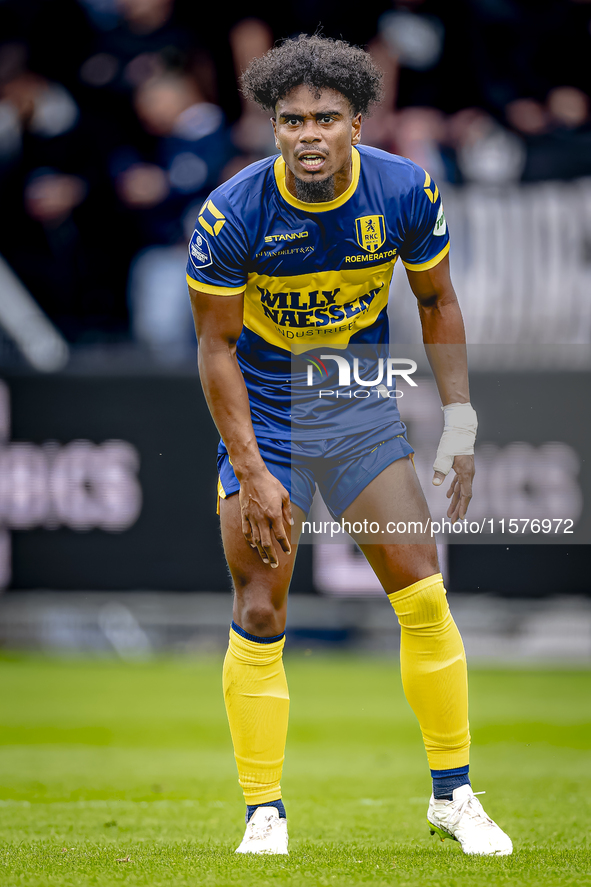 RKC player Godfried Roemeratoe plays during the match Willem II vs. RKC at the Koning Willem II stadium for the Dutch Eredivisie season 2024...