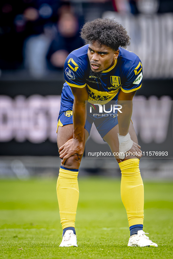 RKC player Godfried Roemeratoe plays during the match Willem II vs. RKC at the Koning Willem II stadium for the Dutch Eredivisie season 2024...