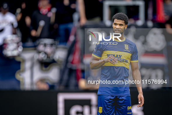 RKC player Roshon van Eijma plays during the match Willem II vs. RKC at the Koning Willem II stadium for the Dutch Eredivisie season 2024-20...