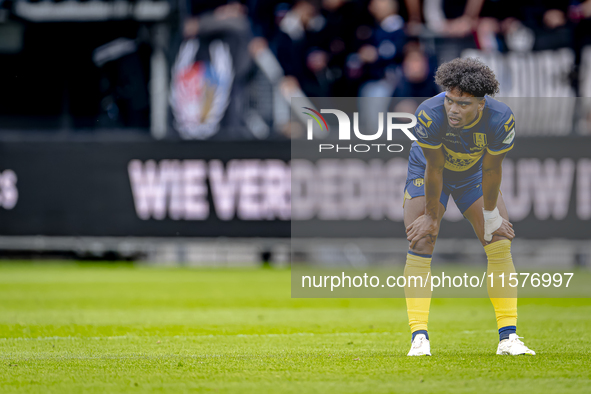 RKC player Godfried Roemeratoe plays during the match Willem II vs. RKC at the Koning Willem II stadium for the Dutch Eredivisie season 2024...