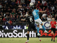 Giovanni Simeone (Napoli SSC) during the Serie A TIM match between Cagliari Calcio and Napoli SSC in Italy on September 15, 2024 (