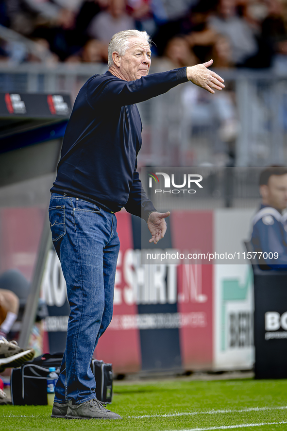 Willem II trainer Peter Maes during the match Willem II vs. RKC at the Koning Willem II stadium for the Dutch Eredivisie season 2024-2025 in...