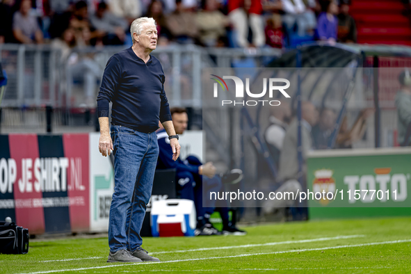 Willem II trainer Peter Maes during the match Willem II vs. RKC at the Koning Willem II stadium for the Dutch Eredivisie season 2024-2025 in...