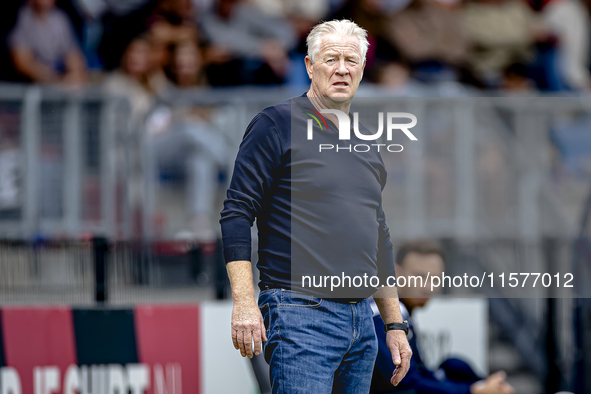 Willem II trainer Peter Maes during the match Willem II vs. RKC at the Koning Willem II stadium for the Dutch Eredivisie season 2024-2025 in...