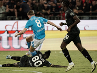 Kingstone Mutandwa (#80 Cagliari Calcio) during the Serie A TIM match between Cagliari Calcio and Napoli SSC in Italy, on September 15, 2024...