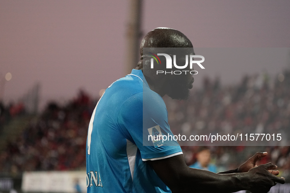 During the Serie A TIM match between Cagliari Calcio and Napoli SSC in Italy, on September 15, 2024 