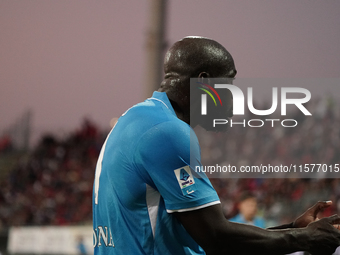 During the Serie A TIM match between Cagliari Calcio and Napoli SSC in Italy, on September 15, 2024 (