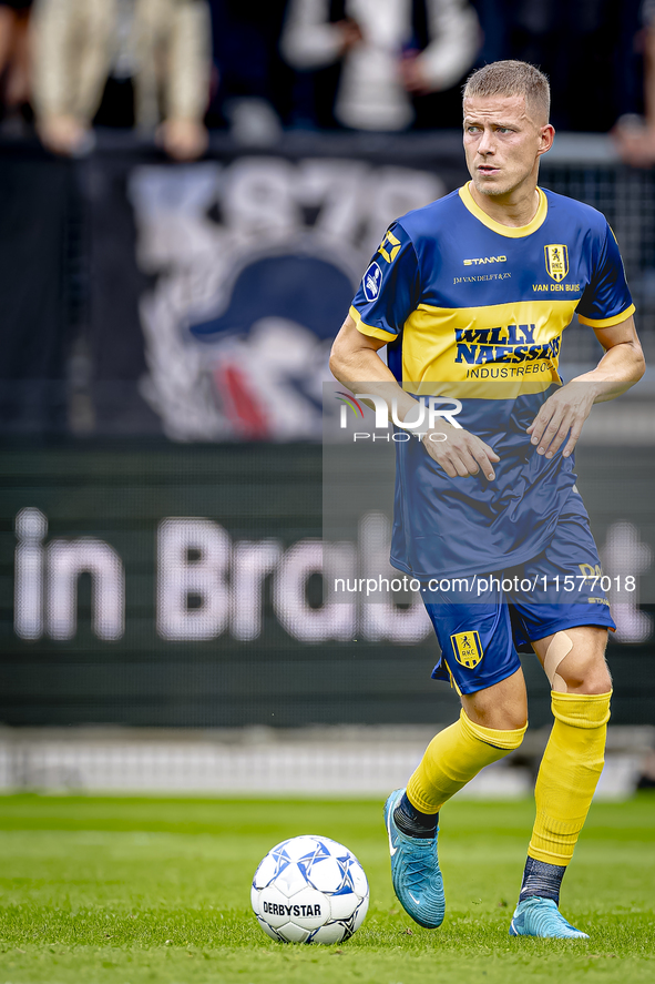 RKC player Dario van de Buijs plays during the match Willem II vs. RKC at the Koning Willem II stadium for the Dutch Eredivisie season 2024-...